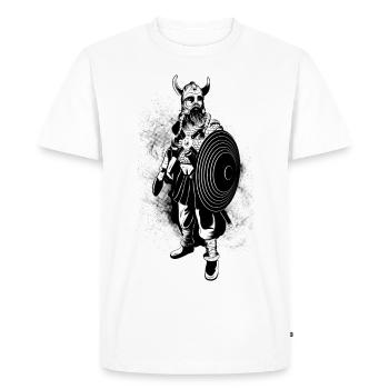 Viking - T-shirt Premium bio Homme - blanc - Devant - Nico (187cm)