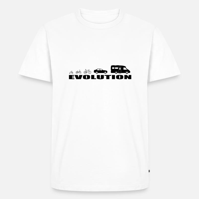 camping - Männer Premium Bio T-Shirt - Weiß