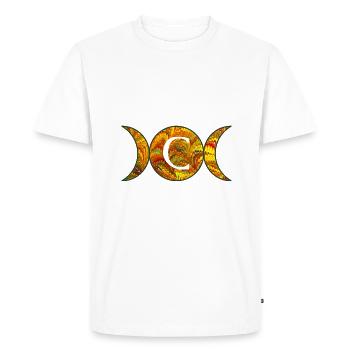 Phases de la Lune E 38 C - T-shirt Premium bio Homme - blanc - Devant - Nico (187cm)