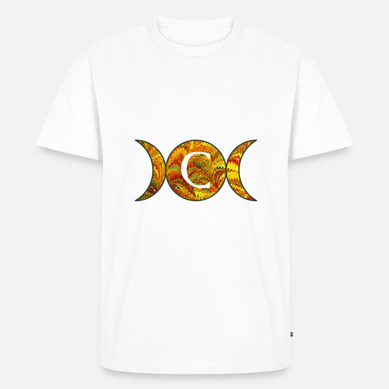 mondphasen e 38 c - Männer Premium Bio T-Shirt - Weiß