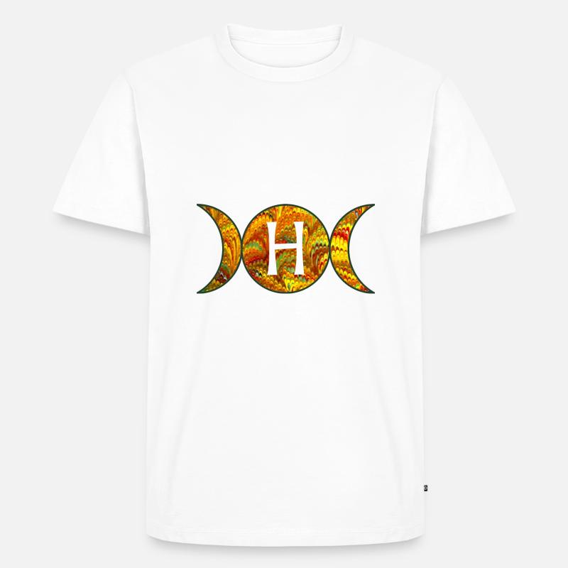 mondphasen e 38 h - Männer Premium Bio T-Shirt - Weiß