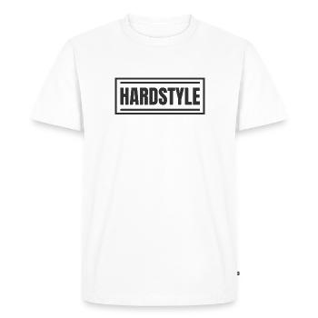 Hardstyle | Marchandise hardstyle - T-shirt Premium bio Homme - blanc - Devant - Nico (187cm)
