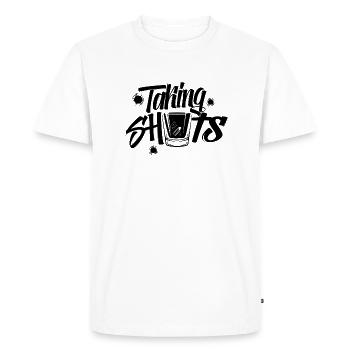 Prendre des photos! noir - T-shirt Premium bio Homme - blanc - Devant - Nico (187cm)