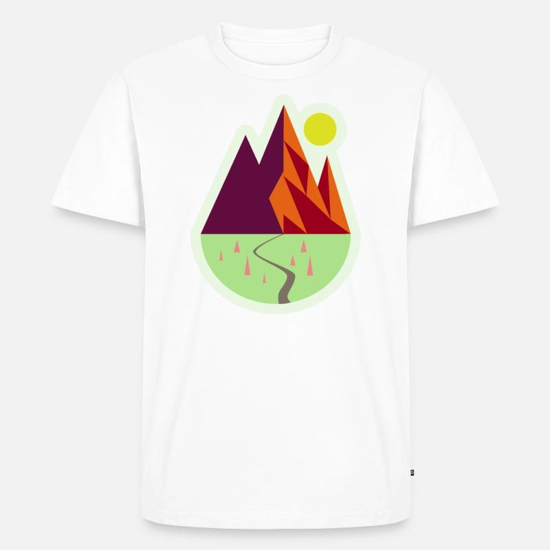 Adventure Awaits! - Männer Premium Bio T-Shirt - Weiß
