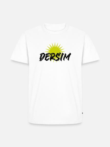 Dersim Sun - Männer Premium Bio T-Shirt - Weiß