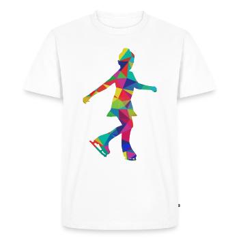 Figure skating Ice skating - Men's Premium Organic T-Shirt - white - Front - Nico (187cm)
