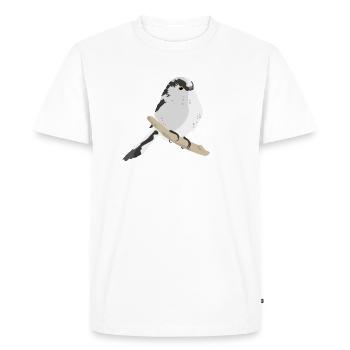 Queue - T-shirt Premium bio Homme - blanc - Devant - Nico (187cm)