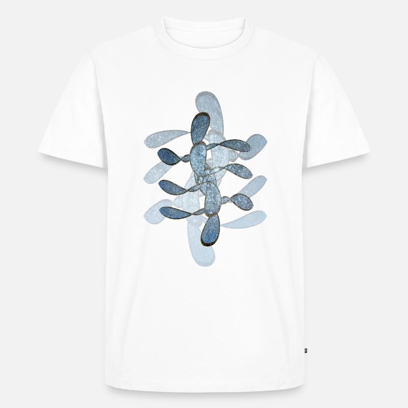 Abstract No. 64 - Männer Premium Bio T-Shirt - Weiß