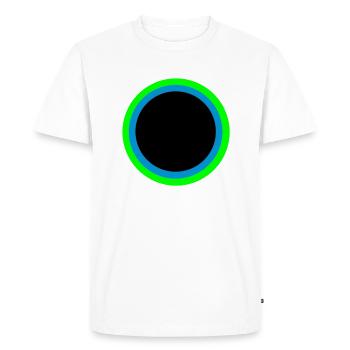 Circle - Men's Premium Organic T-Shirt - white - Front - Nico (187cm)