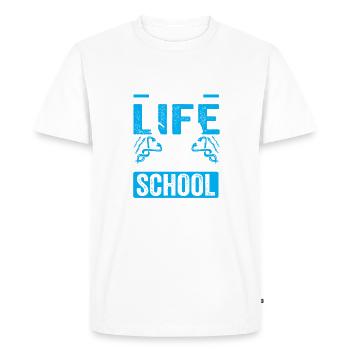 Funny I'm In Chiropractic School Chiropractor - Men's Premium Organic T-Shirt - white - Front - Nico (187cm)