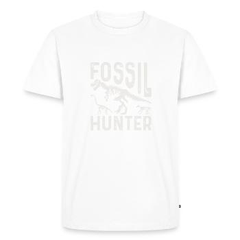 Paléontologue paléontologue de chasseur de fossiles rétro - T-shirt Premium bio Homme - blanc - Devant - Nico (187cm)