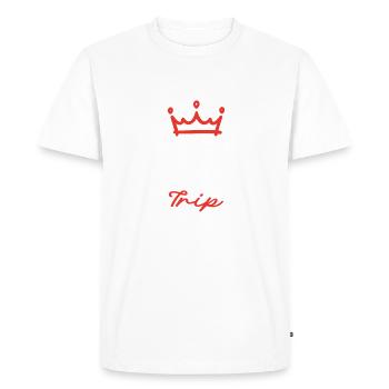 Mère Fille Voyage Maman Fille Voyage Matching - T-shirt Premium bio Homme - blanc - Devant - Nico (187cm)