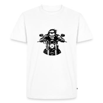 16. Geburtstag : à fond depuis 08/2008 - T-shirt Premium bio Homme - blanc - Devant - Nico (187cm)