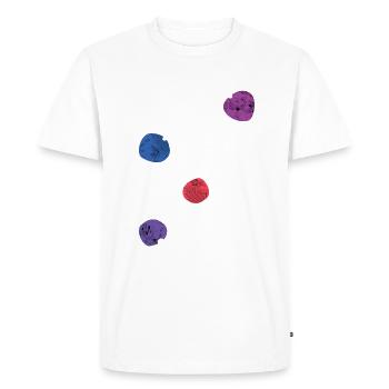 All Bents - Men's Premium Organic T-Shirt - white - Front - Nico (187cm)