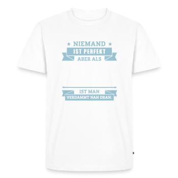 Rettungssanitäter - Männer Premium Bio T-Shirt - Weiß - Vorne - Nico (187cm)
