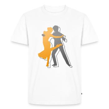 Queer Tango Argentino - Men's Premium Organic T-Shirt - white - Front - Nico (187cm)