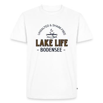 Lac de Constance - T-shirt Premium bio Homme - blanc - Devant - Nico (187cm)