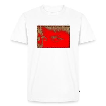 I See You - Men's Premium Organic T-Shirt - white - Front - Nico (187cm)