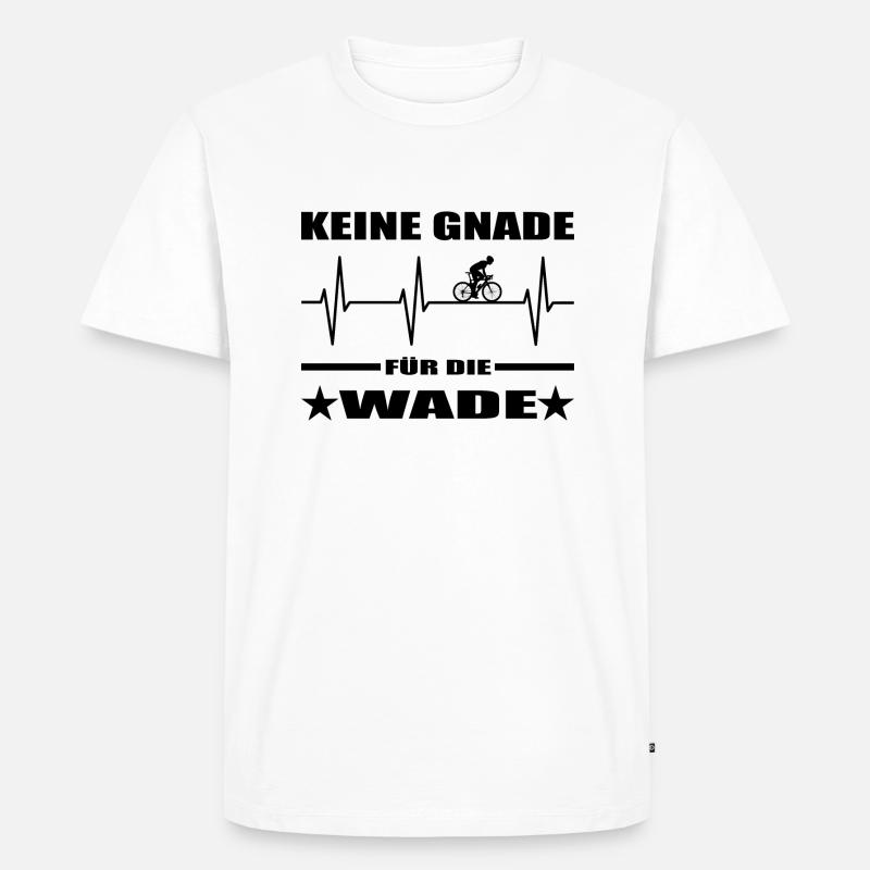 Fahrrad - Männer Premium Bio T-Shirt - Weiß