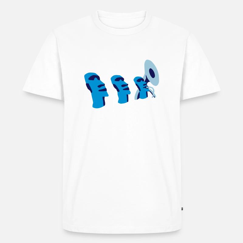 sousaphone rapa nui - Männer Premium Bio T-Shirt - undefined