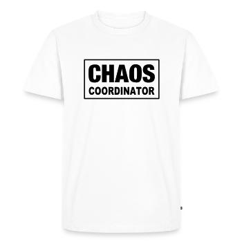 Coordinateur du Chaos Genius Masters Master Chaos Boss Boss - T-shirt Premium bio Homme - blanc - Devant - Nico (187cm)