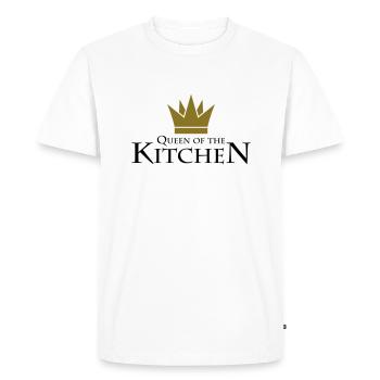 Queen Of The Kitchen - Men's Premium Organic T-Shirt - white - Front - Nico (187cm)