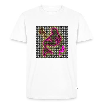 Sirènes - Club WoW - T-shirt Premium bio Homme - blanc - Devant - Nico (187cm)