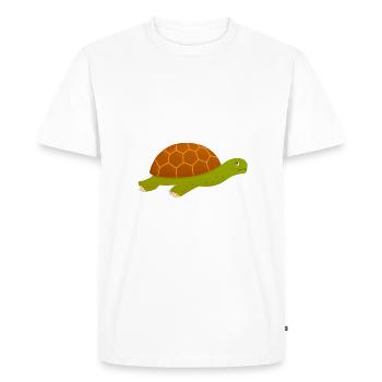 Me Trying To Trust The Process Turtle Meme - Men's Premium Organic T-Shirt - white - Front - Nico (187cm)