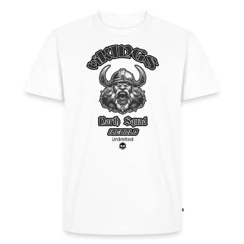 Vikings - T-shirt Premium bio Homme - blanc - Devant - Nico (187cm)