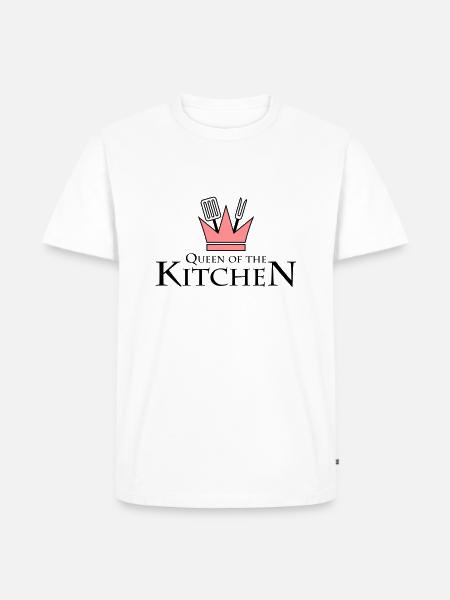 Queen Of The Kitchen - Men's Premium Organic T-Shirt - white