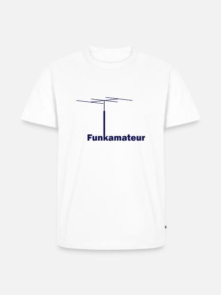 funkamateur - Männer Premium Bio T-Shirt - Weiß