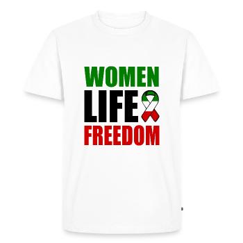 Women life freedom - T-shirt Premium bio Homme - blanc - Devant - Nico (187cm)