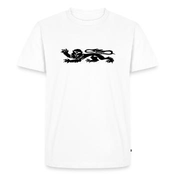 aquitaine normandie - T-shirt Premium bio Homme - blanc - Devant - Nico (187cm)