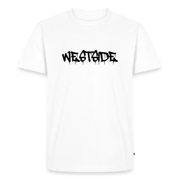 westside - T-shirt Premium bio Homme - blanc - Devant - Nico (187cm)