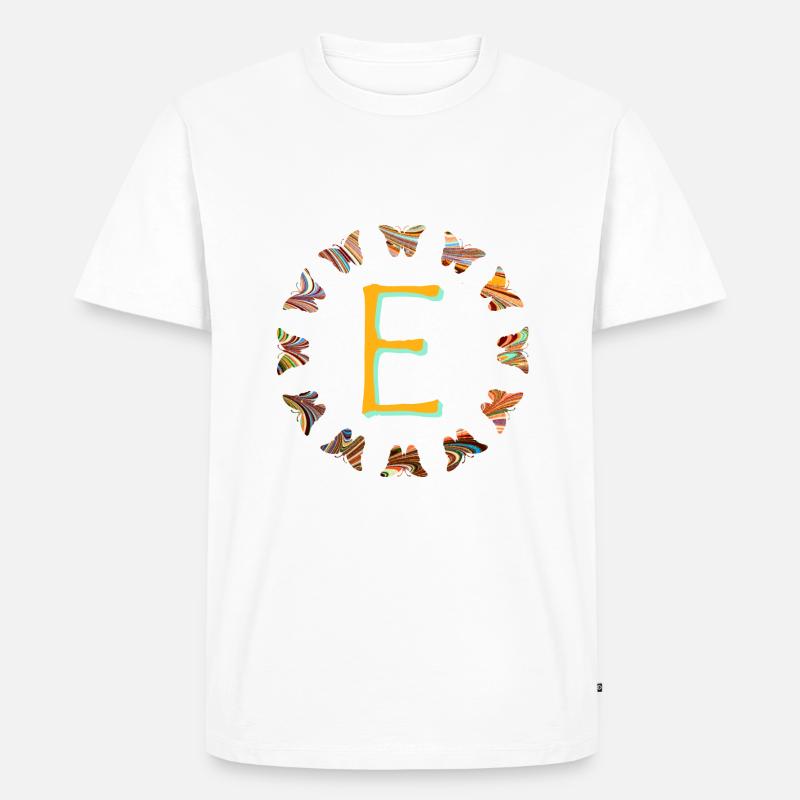 Papillons E 56 E - T-shirt Premium bio Homme - blanc