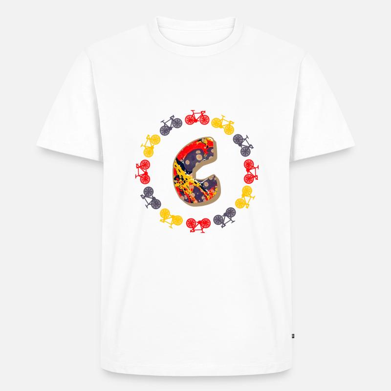 fahrrad e 202 c - Männer Premium Bio T-Shirt - Weiß