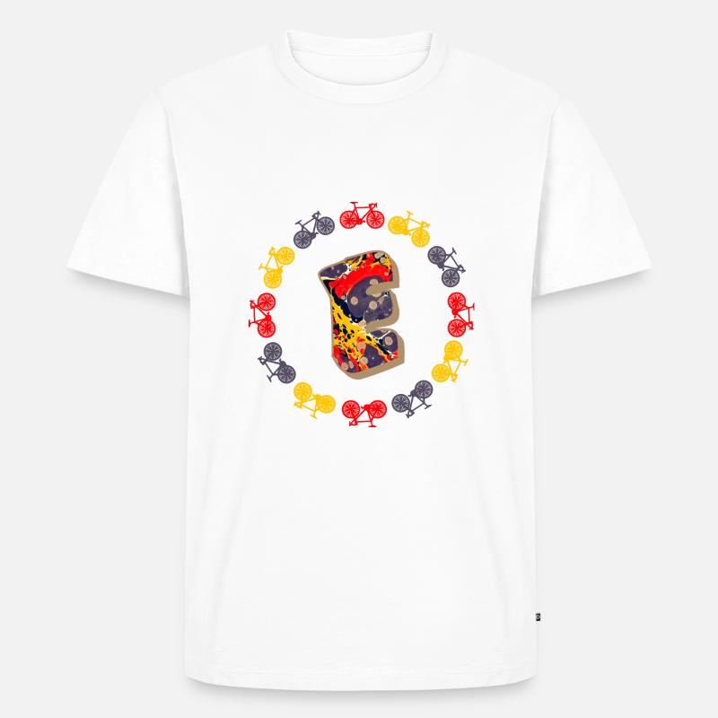 fahrrad e 202 e - Männer Premium Bio T-Shirt - Weiß