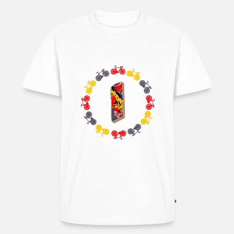 fahrrad e 202 i - Männer Premium Bio T-Shirt - Weiß