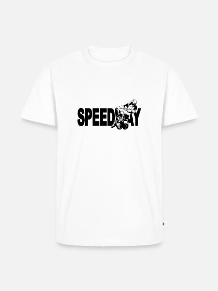 Speedway Racing - Men's Premium Organic T-Shirt - white
