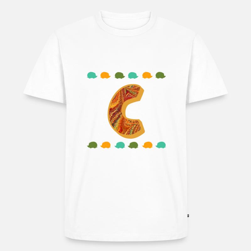 igel e 22 c - Männer Premium Bio T-Shirt - Weiß