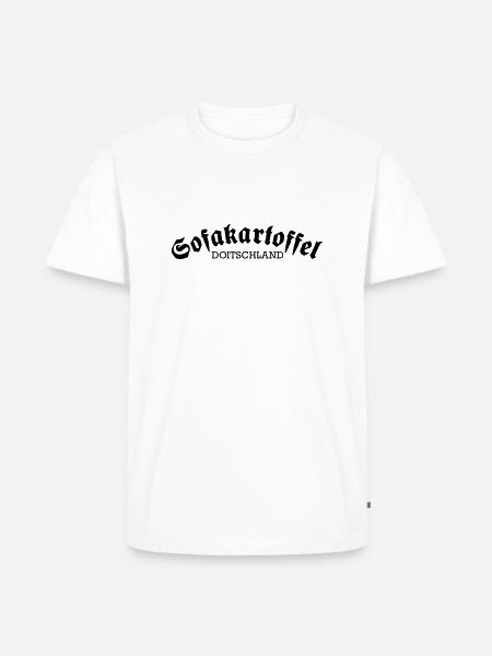 SOFARR KARRTOFFEL - Men's Premium Organic T-Shirt - white