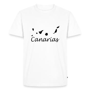 Kanaren Design - T-shirt Premium bio Homme - blanc - Devant - Nico (187cm)
