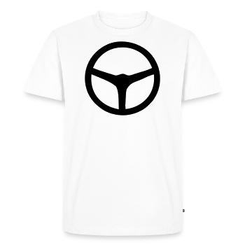 volant - T-shirt Premium bio Homme - blanc - Devant - Nico (187cm)