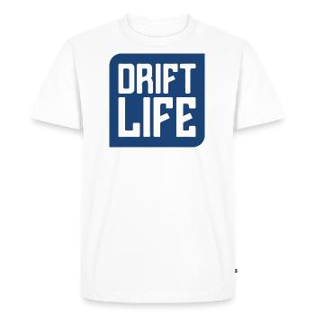 Motorsport - T-shirt Premium bio Homme - blanc - Devant - Nico (187cm)