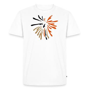 musical fireworks - Men's Premium Organic T-Shirt - white - Front - Nico (187cm)