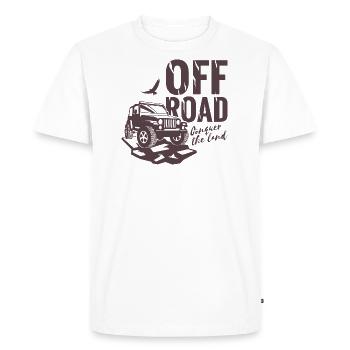 Offroad Cross Auto Motorsport Off-Road Vehicle Quad - Men's Premium Organic T-Shirt - white - Front - Nico (187cm)