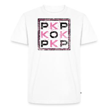 K-POP - Corée Pop - T-shirt Premium bio Homme - blanc - Devant - Nico (187cm)