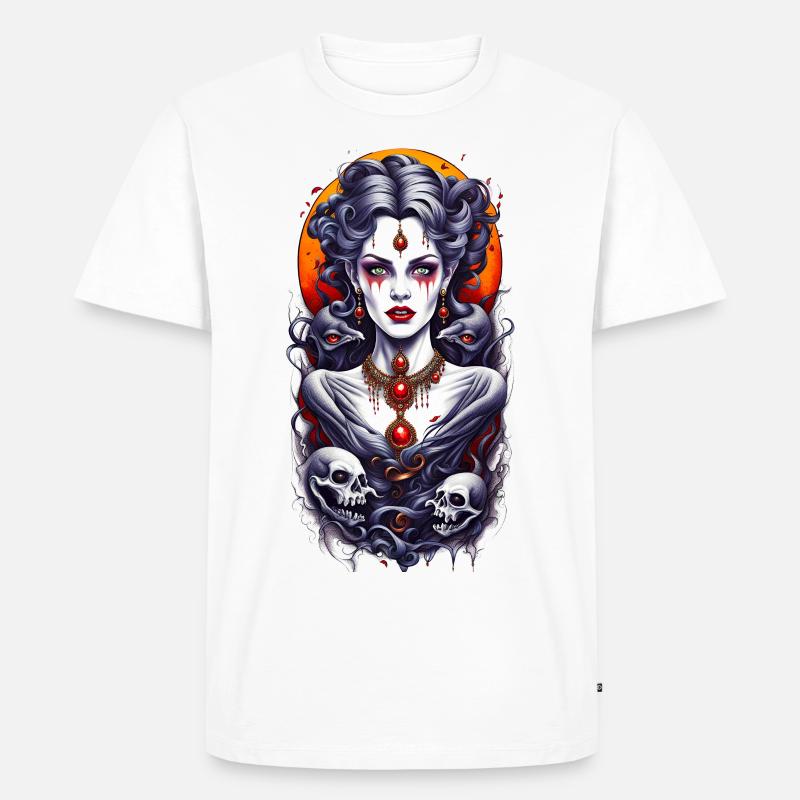 Witches 01 - Männer Premium Bio T-Shirt - Weiß