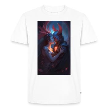 Scène d’amour Demons Fantasy - T-shirt Premium bio Homme - blanc - Devant - Nico (187cm)
