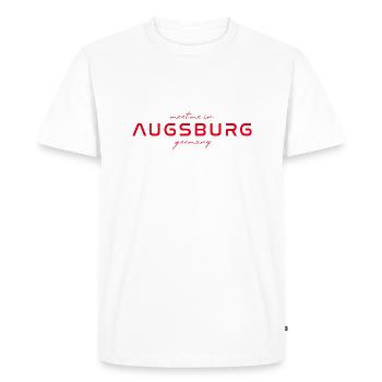 Augsburg T-Shirt – Perfect for Fans & Lovers - Men's Premium Organic T-Shirt - white - Front - Nico (187cm)